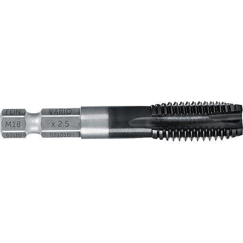 Fine tap, M18 x 2.5 mm, with VARIO Bits shank