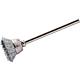 Brosse boisseau fil metallique ondule 0,10mm diam. 15mm tige 3mm