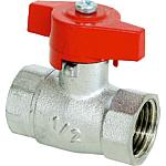 Ball valve, IT x IT with butterfly handle