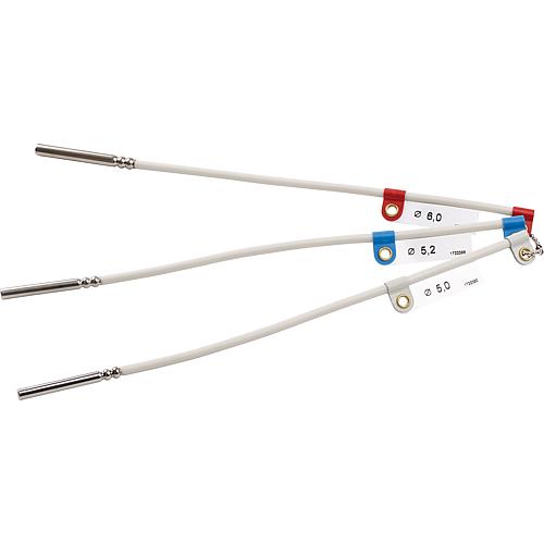 Thermowell identification set with various imm. sensor strengths: 5.0/5.2/6.0mm