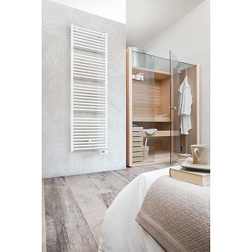 Aluminium hand towel radiator, electrical, eCool ED Anwendung 1