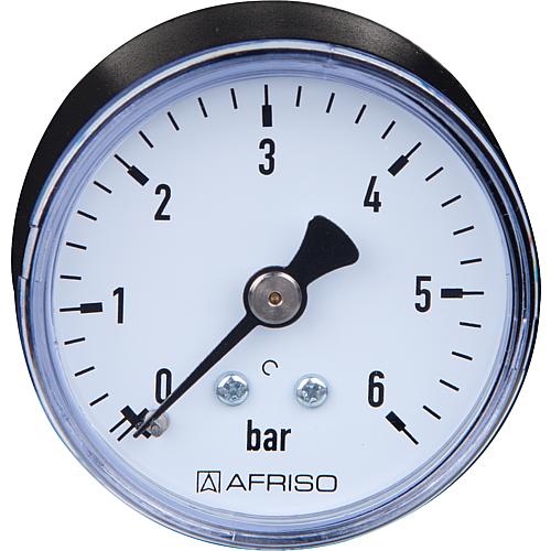 Rohrfeder-Manometer ø 50 mm, DN 8 (1/4") axial Standard 1