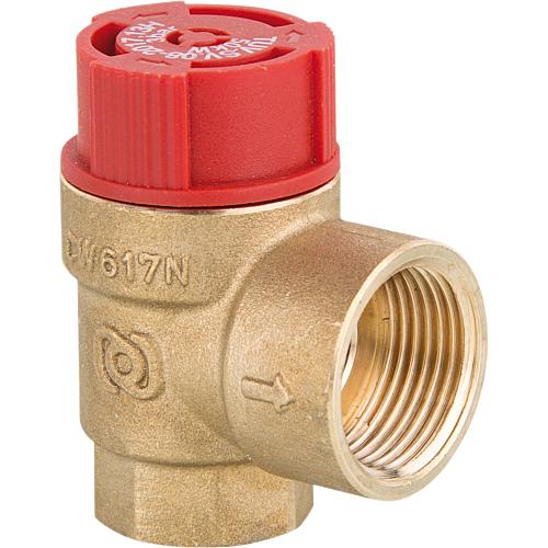 Diaphragms Safety valves Evenes, for Heating DN15 (1/2") 3 bar