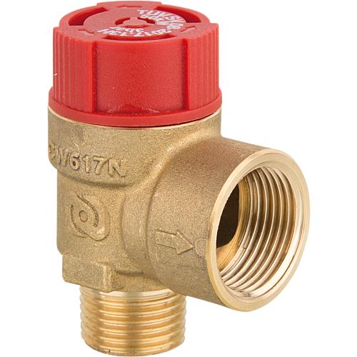 Diaphragm safety valve EVENES for heating DN 15 ET (1/2ö ET) 3bar