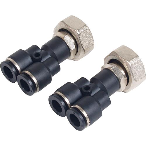 Double screw connection 10 x 1.3 mm Standard 1