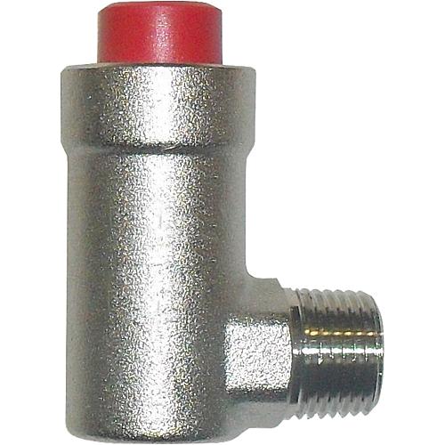Air vent with angled connection DN 15 (1/2”) ET
 Standard 1