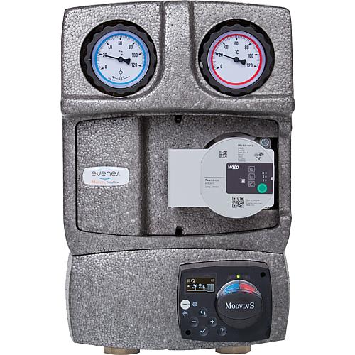 Heating circuit set Easyflow DN25 (1”), electronic control circuit with constant value, with mixer motor ACC30