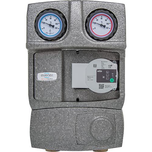 Heating circuit set Easyflow DN25 (1”) unmixed, heat meter circuit Standard 2