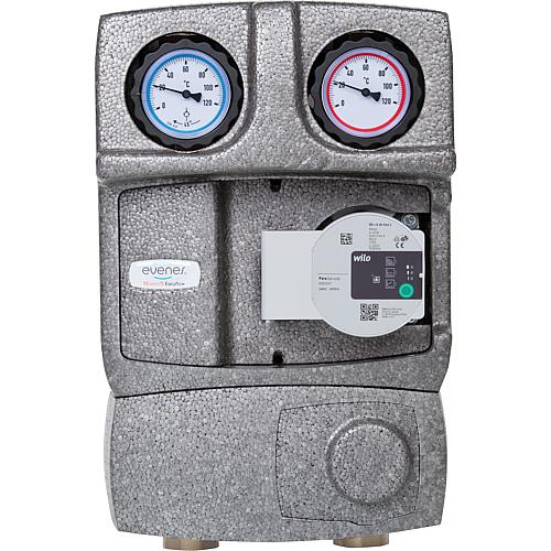 Heating circuit set Easyflow DN25 (1”), thermal control circuit with constant value, with overflow valve Standard 2