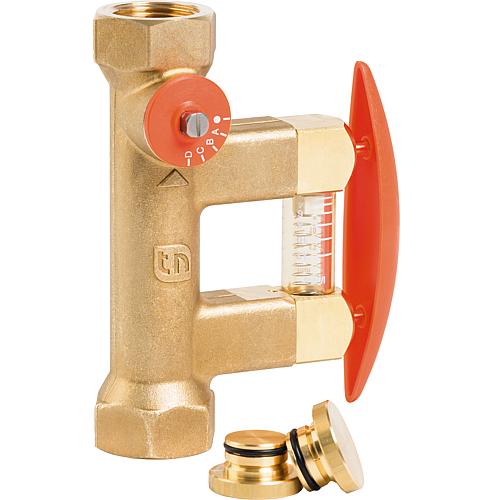 Balancing valve Tacosetter Bypass Solar 185, internal thread design Standard 1