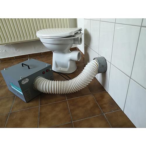 Plumbing dust box Anwendung 1