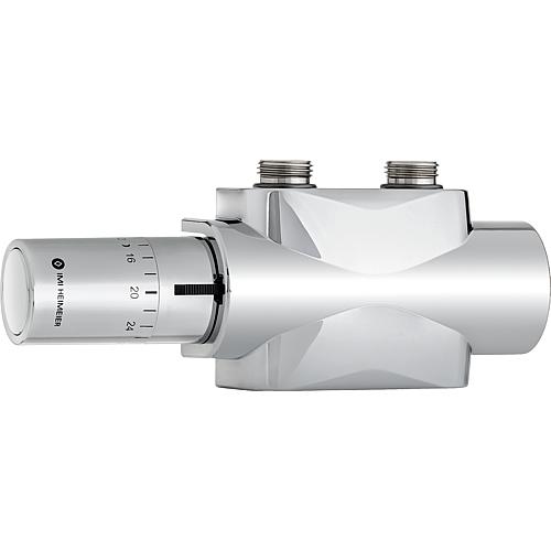 Multilux 4 set dual-pipe operation, thermostatic head design Halo Standard 2