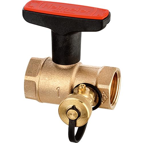 Threaded ball valve Globo H with drainage Standard 1