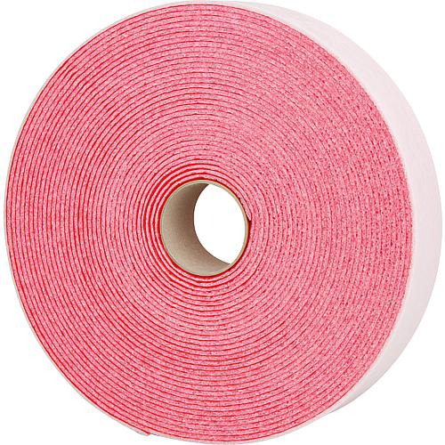 Insulating strips-PE, red 4mm x 67mm x 25 metres