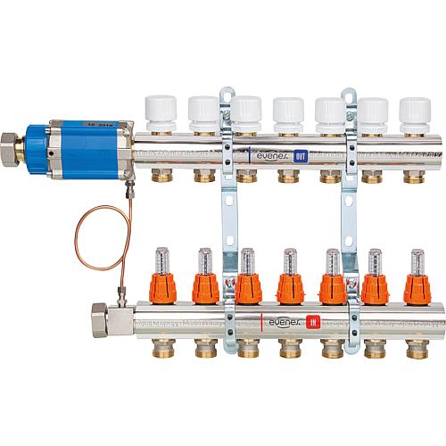 MH dynamic differential pressure regulator, flow union nut for ET Anwendung 2