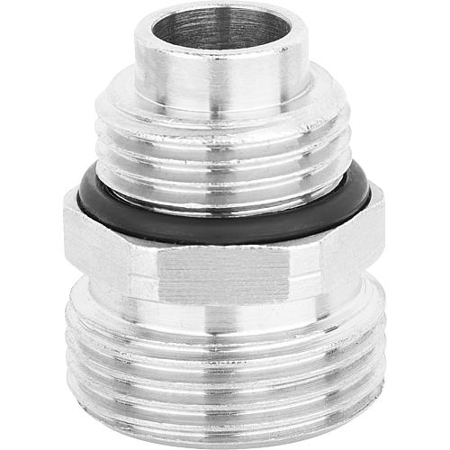 Connection nipple DN15 (1/2”) ET x DN20 (3/4”) ET Eurocone Standard 1