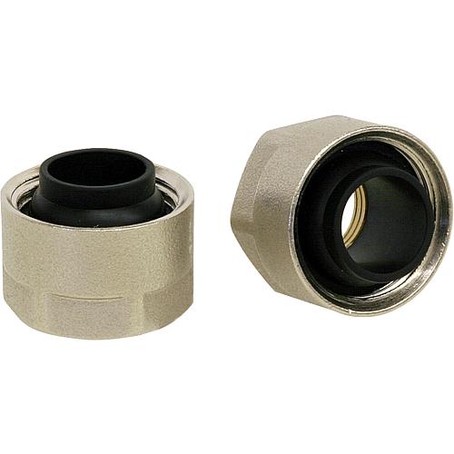 Compression fittings 3/4”, soft sealing