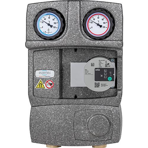 Heating circuit set Easyflow DN 25 (1”), unmixed, with magnetite separator Anwendung 1