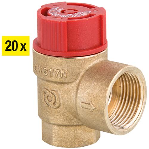 Safety valve set consisting of 20x 90 014 97 + 2x free 90 014 97