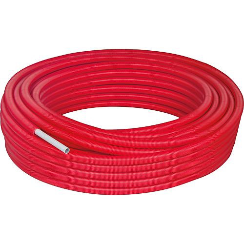 Multi-layer composite piping in rolls, red Standard 1