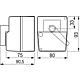 Mixer motor Belimo, model 5.24 for 3-point control