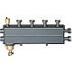 Combi heating manifold with hydraulic switch, standard design with magnetic dirt separator