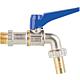 Viva outlet ball valve with aluminium handle, PN 40 Standard 1