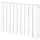 Radiateur aluminium Blitz Super B4, 350/100-4 elements blanc, RAL 9010