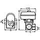 Mixing valve Euromix MV-120, 3-way design F-3 Standard 2