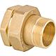 Brass threaded fitting Screw connection, flat sealing, 11/2" ixa