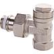 Return flow coupling 1/2" angle flow, self sealing 1/2" male x 1/2" female"