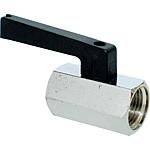 Mini ball valve, IT x IT with long lever