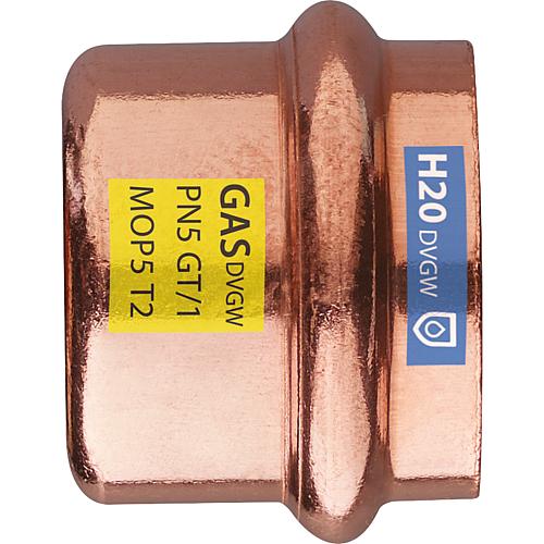 Copper press fittings cap Standard 1