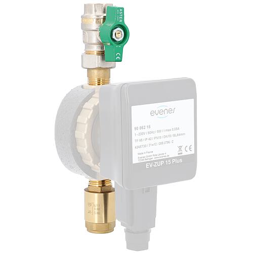 Circulation pump connection set, DN 15 (1/2”) Anwendung 1