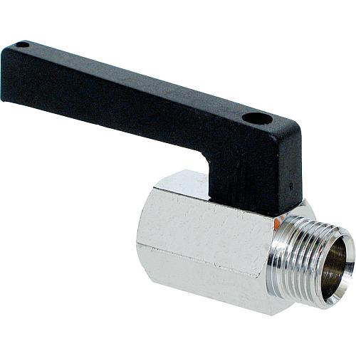 Mini ball valve IT x ET with long lever