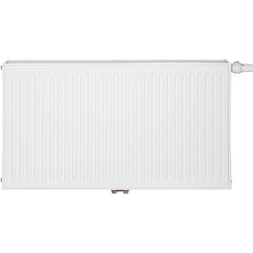 Profile radiator PLATTELLA V6 L centre connection, type 33 installation height 600 mm