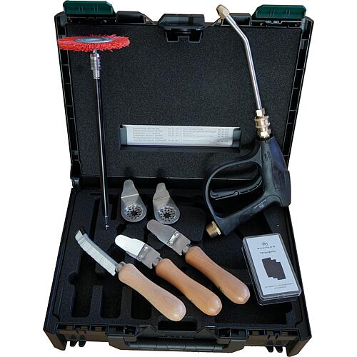 Heat exchanger cleaning set in system case Standard 1