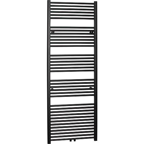 Heated hand towel rail Jessica 1250 x 460 mm with centre connection, colour anthracite