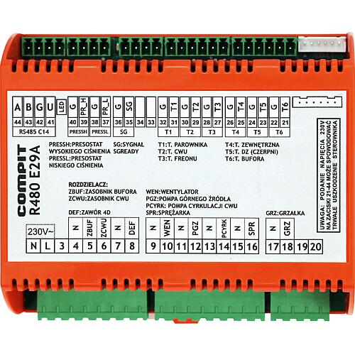 Replacement touch controller for heat pump Gelbi D 4.1 (C) and D 4.2 (C) Anwendung 1