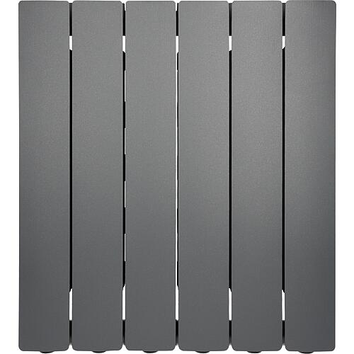 Radiateur en aluminium Blitz Super B4 Type 600/100, Slate Gray (gris ardoise) Standard 1