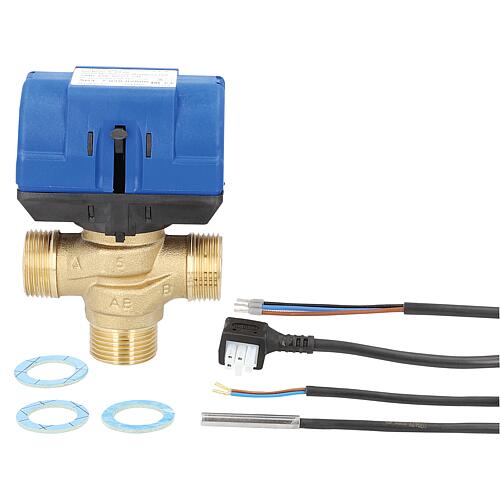 Hot water switching valve Riello, DN25 (1”), with cylinder sensor