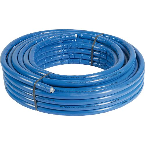 PE-RT multilayer composite pipe with blue insulation (6 mm) in rolls Standard 1