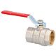 Brass ball valve, full flow, not suitable for industrial and drinking water, IT x IT Standard 1