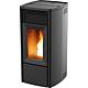 MCZ Ego C. Air 10 R pellet stove, basic appliance with cladding metal black, 10 KW