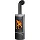 Fireplace Corso 2.0 soapstone body, black steel