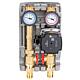 Heating circuit set Easyflow DN20 unmixed, heat meter circuit with pump Grundfos UPM3S AUTO 15-60