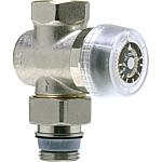Control and balancing valve