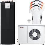 Pompe à chaleur air-eau WPL 17 ACS classic compact plus Kit 1.1, 204264 + 3 x maillot de l'équipe nationale de football allemande EM 2024