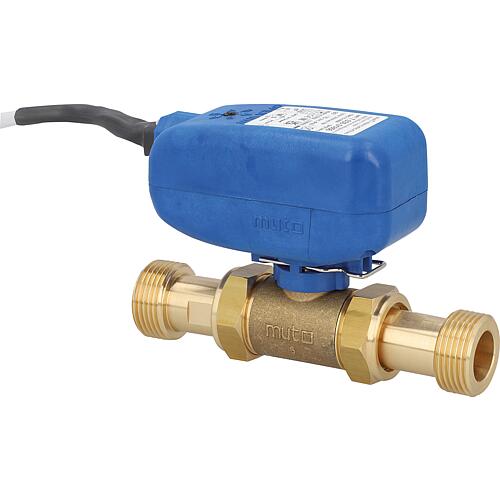 TMO 2-way electric ball valve, AG Standard 1