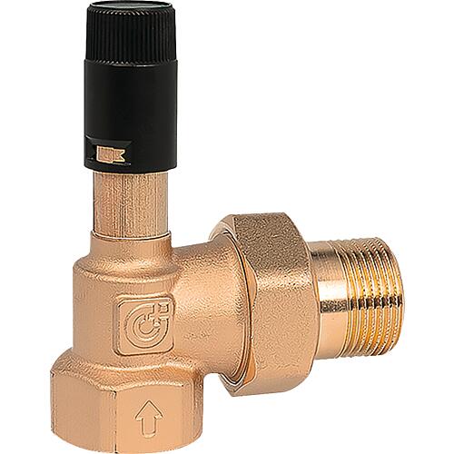 Differential pressure overflow valve type 518000, DN 20 (3/4")
 Standard 1